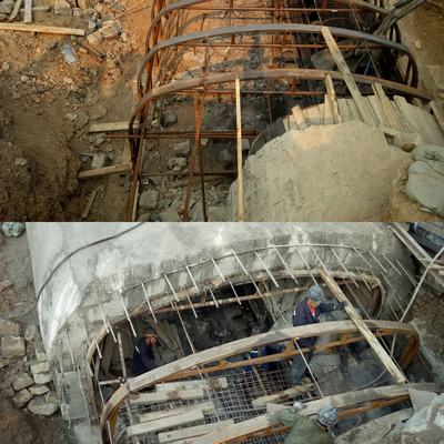 韩城分公司安装四项目部施工矿建工程出新招