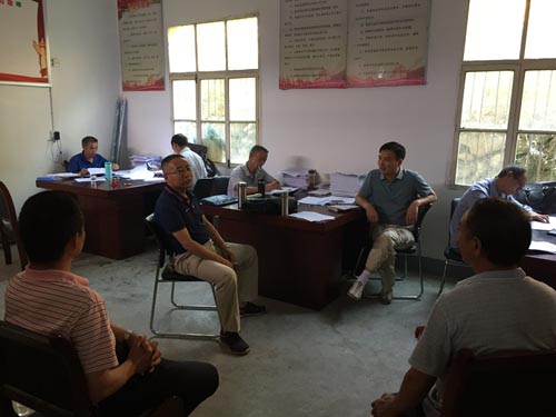 陕南公司与包联帮扶村共商扶贫产业“大坝模式”