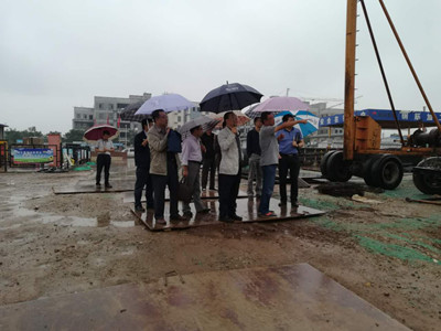 陕煤研究院副院长王苏健一行莅临天工公司土建十五部检查指导工作