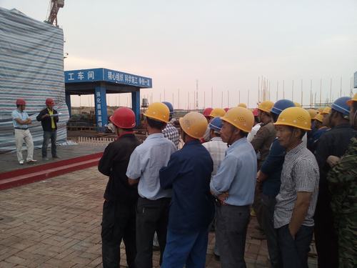 韩城分公司“劳动竞赛”掀起新一轮施工热潮