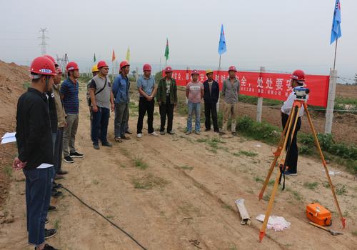 铜川210国道PPP完善项目服务区桩基开工