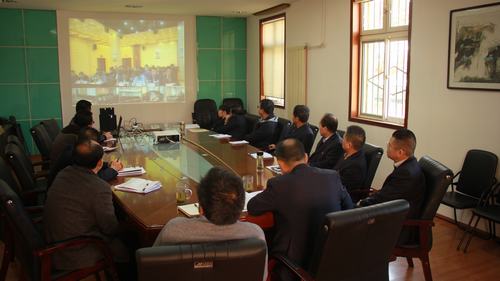 铜煤公司借助建设集团视频会议系统及时学习贯彻建设集团安全生产例会精神助力企业发展