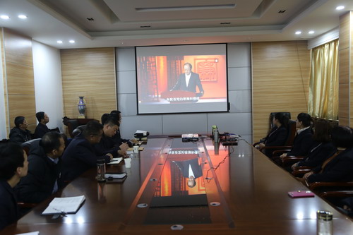 铜川分公司元旦前为党员干部“提神醒脑”