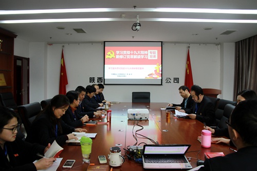 大秦置业公司:学习贯彻十九大再发力 新党章专题宣讲求实效