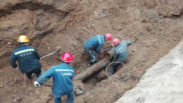 机电安装公司山阳项目部冲锋陷阵为业主解决实际问题