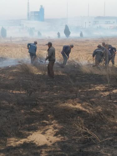 矿建二公司红柳林项目部参与灭火“实战” 山火被第一时间扑灭