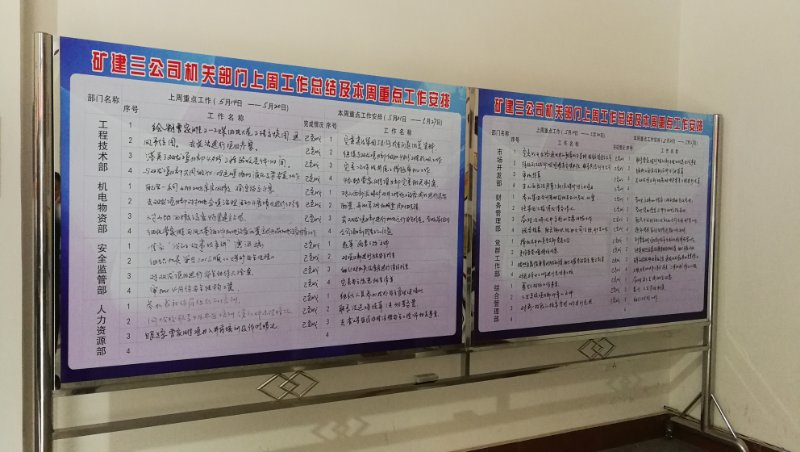 矿建三公司多措并举提高机关工作效率