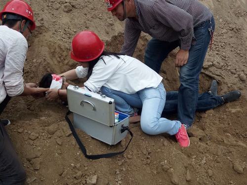 陕煤建设澄合分公司第五项目部坍塌演练效果好