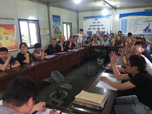 陕煤建设洗选煤分公司柠条塔运营项目部：安全伴安康 抢答我在行