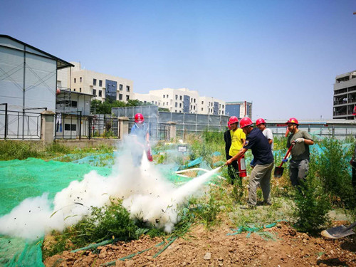 陕煤建设天工公司各项目部应急演练火热开展
