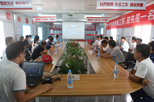 陕煤建设天工公司精心组织项目管理对标 认真开展施工现场观摩学习