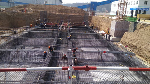 陕煤建设天工公司土建七部彬长铁运公司办公楼工程优质高效树形象