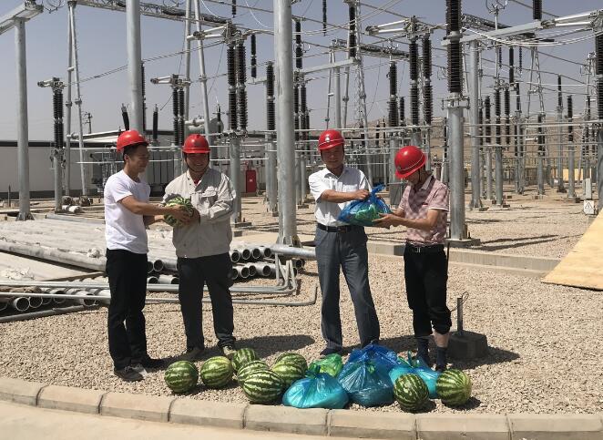 中亚公司深入一线开展“送清凉”活动