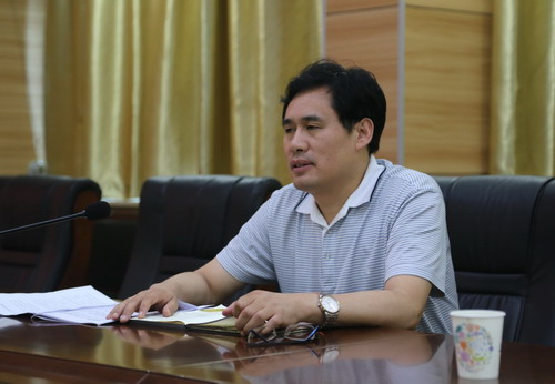 司正林莅临铜川分公司督导中心组理论学习