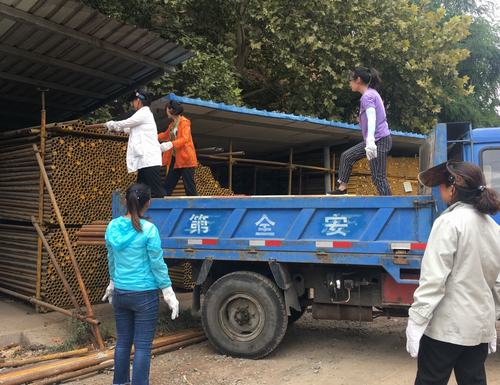陕煤建设韩城分公司土建六项目部“元气女团”助力劳动竞赛