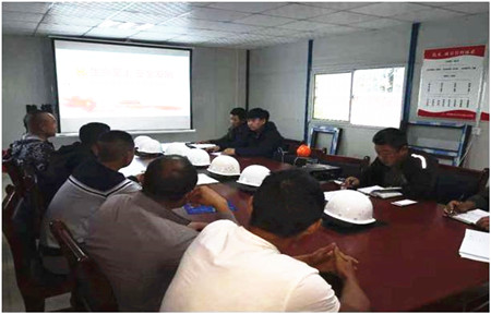 陕煤建设汉中分公司春风化雨 营造“百日安全”活动氛围