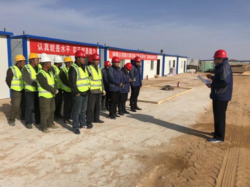 陕煤建设铜煤公司项目部开展“党员身边无事故”活动助力百日安全