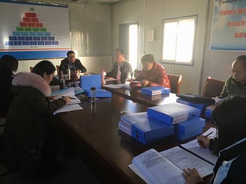 陕煤建设韩城分公司开启“年终统考”验收党建工作成果