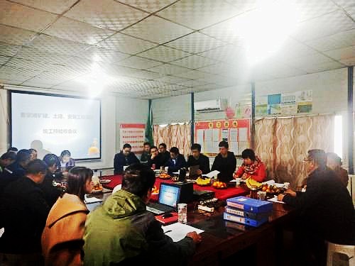 陕煤建设澄合分公司第十二项目部承建的曹家滩四项工程顺利通过竣工预验收