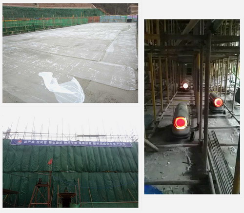 陕煤建设铜川公司第二项目部主斜井驱动机房主体结构顺利封顶