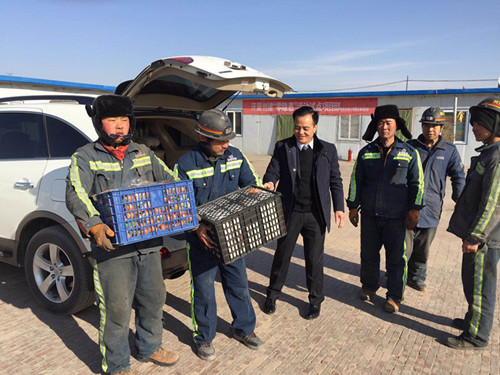 陕煤建设机电安装公司深入一线慰问检查