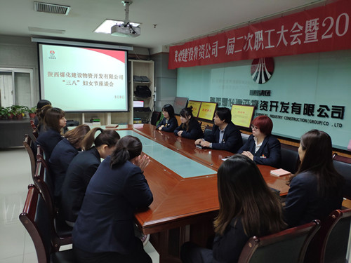 陕煤建设物资公司召开“三八”妇女节座谈会