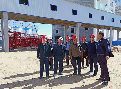 陕煤建设铜川公司第六项目部小保当一号主斜井井口房至最终筛分车间栈桥工程顺利通过竣工验收