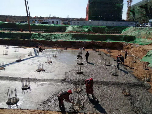 陕煤建设铜川公司第五项目部施工生产如火如荼