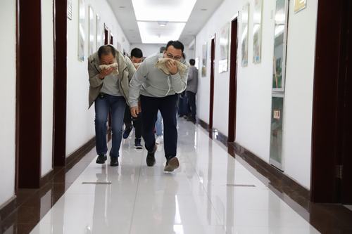 陕煤建设洗选煤分公司开展消防火灾应急演练活动