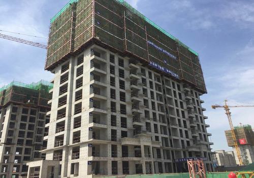 大秦·山水逸境一期顺利完成主体封顶