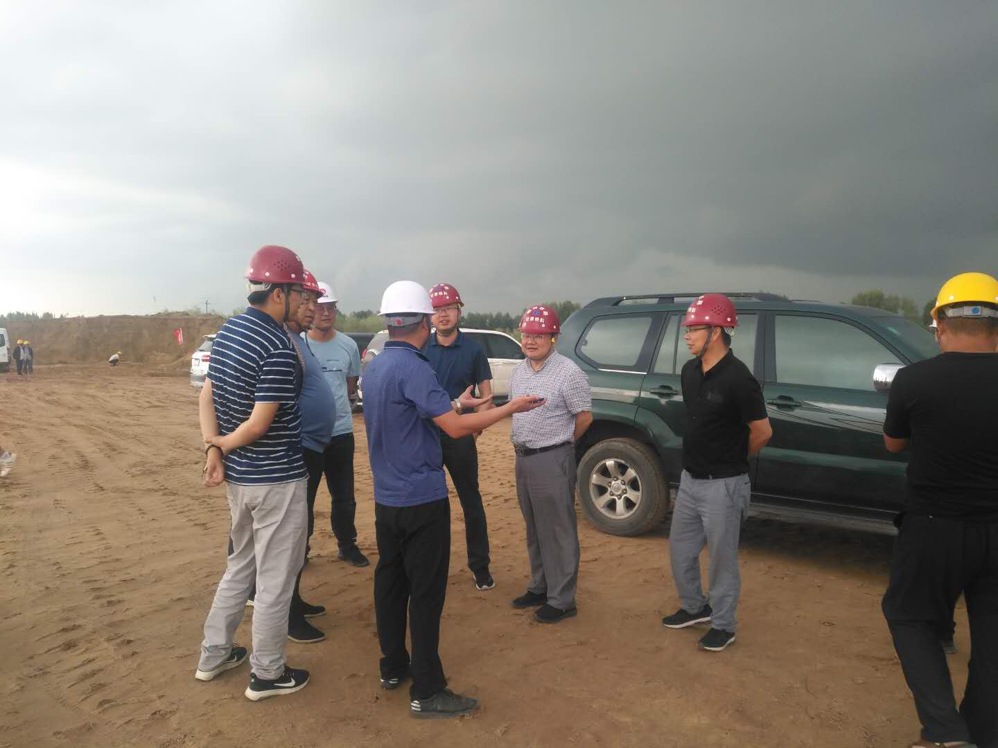 中铁科研院巡检组莅临靖神铁路项目部检查指导工作