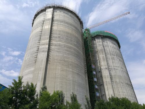 陕煤建设韩城分公司土建十二项目部滑模施工首战告捷为党的生日献礼