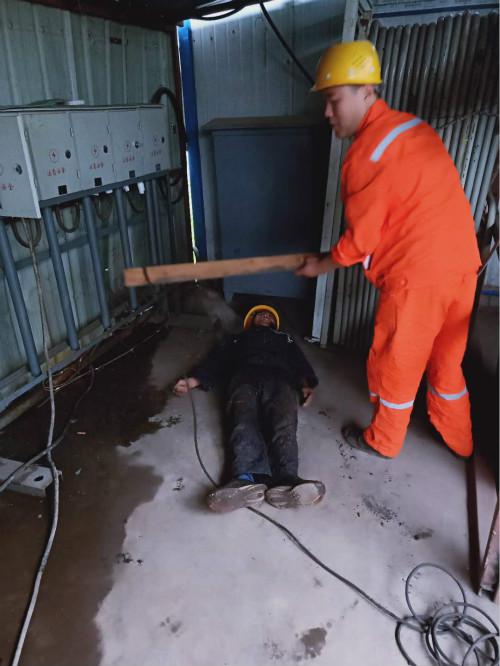 陕煤建设机电安装公司各项目部应急演练注重实效