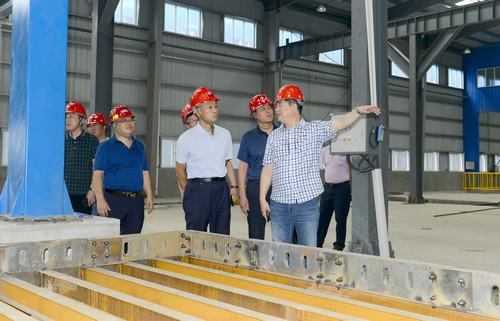 韩城矿业公司领导深入陕煤建设韩城分公司施工现场检查指导工作