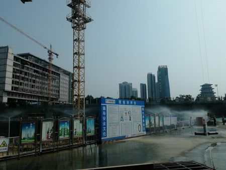 陕煤建设天工公司前沿施工“环保”在行动