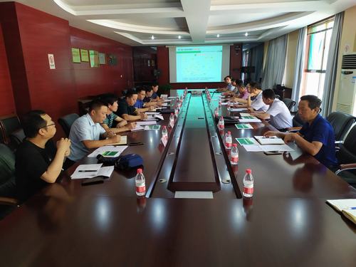 王明智与环保集团交流推进铜川声威固废项目建设