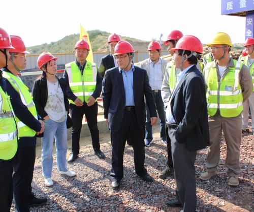 王明智深入陕北片区施工现场检查指导工作
