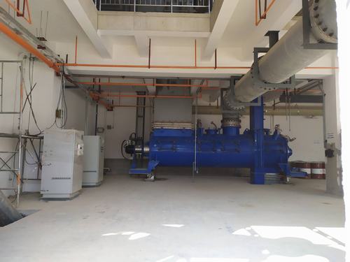 陕煤建设铜煤公司安装项目部声威水泥厂固废项目掀起大干快上热潮