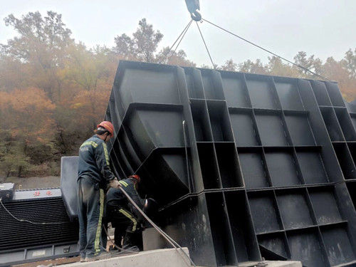 陕煤建设机电安装公司承建的黄陵二号矿主通风机带负荷运转成功