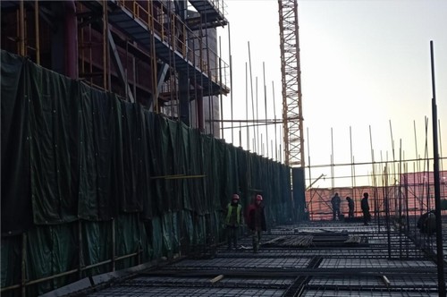 陕煤建设铜川分公司第五项目部打好冬季施工攻坚战