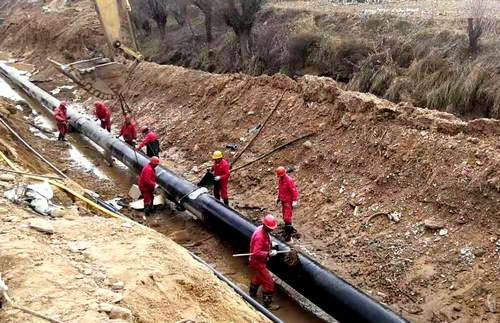 陕煤建设路桥分公司神渭管道项目产值过亿