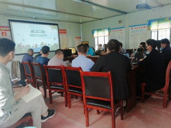 陕煤建设澄合分公司基层宣讲“防疫有我，爱卫同行”