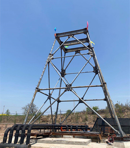 陕煤建设机电安装公司：彬长小庄矿进风立井管路安装工程施工正酣