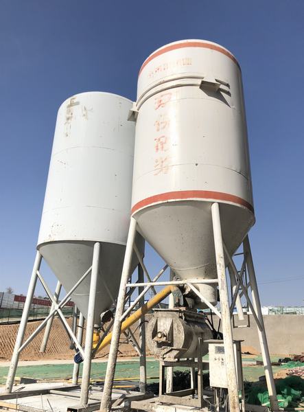 陕煤建设韩城分公司榆林项目部应用环保砂浆助力绿色施工