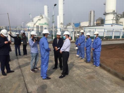 渭南市市政府督查组深入陕煤研究院中试开发项目指导工作