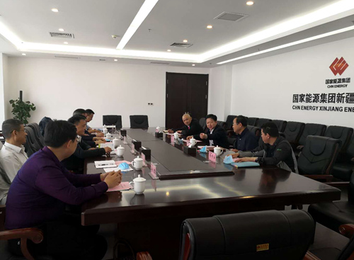 王明智一行赴新疆考察项目洽谈合作