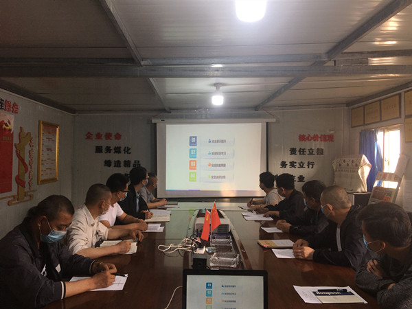 陕煤建设澄合分公司各单位团员青年在行动助力项目安全生产