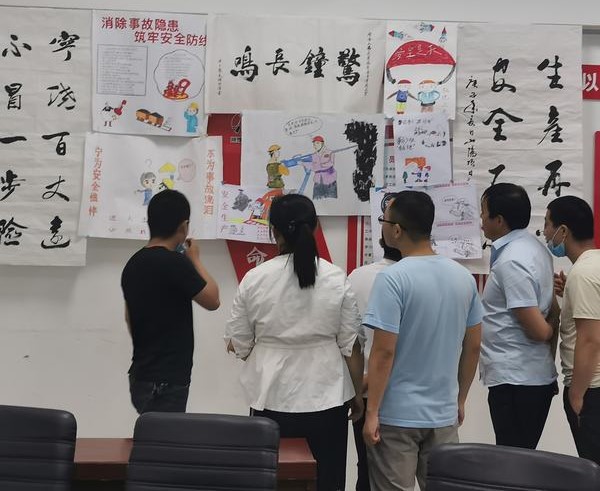 陕煤建设洗选煤运营公司澄合山阳运营项目部：安全文化作品展览进行时