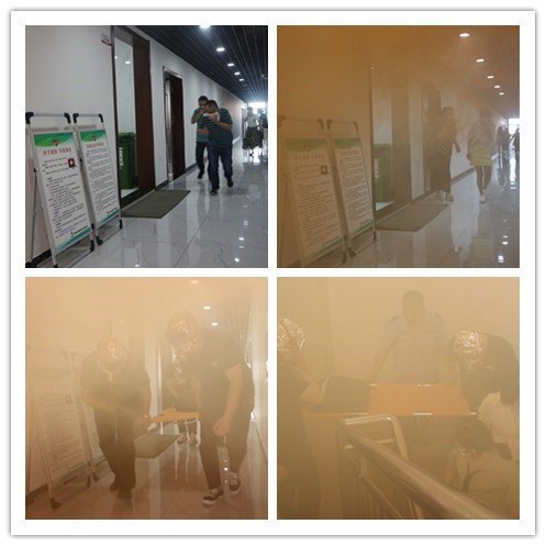 陕煤建设物资公司消防火灾应急演练不马虎