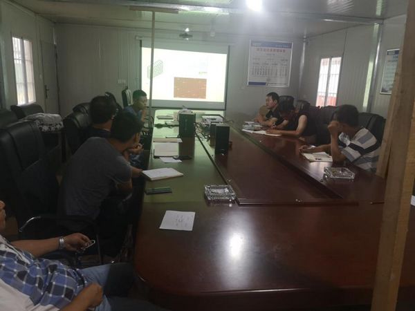 陕煤建设天工公司施工前沿安全生产“百花齐放”